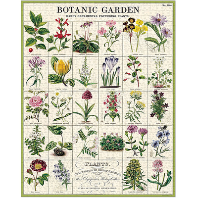 Cavallini植物花园纸质进口拼图