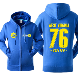 罗玛时捷Fallout 76 PS4 XBOX周边衣服外套宽松 辐射76卫衣男女潮