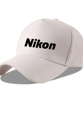 NIKON尼康相机爱好者摄影摄像师鸭舌帽男女防晒棒球帽子