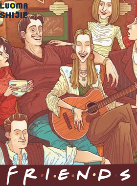 美剧Friends菲比莫妮卡rachel瑞秋同款老友记港风t恤男短袖 百搭