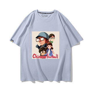 Chinese Football独立摇滚乐队短袖T恤男女夏季宽松粉丝周边半袖