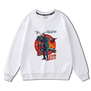 疾速追杀3John Wick杀神基努卫衣男秋冬款 急速特攻电影潮流卫衣