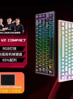 【新品】CHERRY樱桃K5V2冠军键盘RGB67键客制热插拔有线机械XTRFY