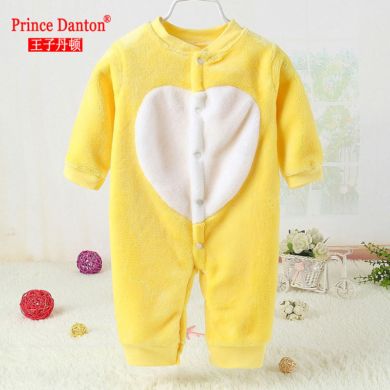 婴儿连体衣睡衣秋冬新款加厚保暖男女0-1岁宝宝爬服法兰绒连体衣,童装/婴儿装/亲子装,连身衣/爬服/哈衣,淘宝优惠券,粉丝福利购,淘宝优惠卷