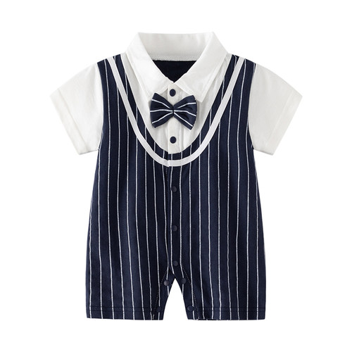 男宝宝百天周岁宴礼服夏