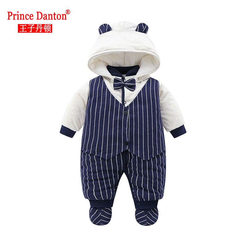 加厚保暖冬季套装爬行服