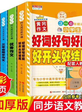 作文其实并不难 小学生优秀作文集 好词好句好段 三年级同步作文Z