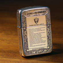 zippo纯银打火机正版复刻1941冰与火之歌原装正品煤油zp男士礼物