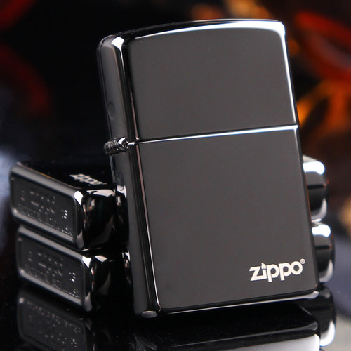zippo打火机正版蓝冰黑冰刻字正品zppo煤油男士zioop送男友礼物 - 封面