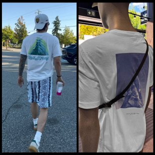 圆领短袖 鸟鸟炊烟 户外攀岩系列联名款 100%全棉 T恤 男女士同款