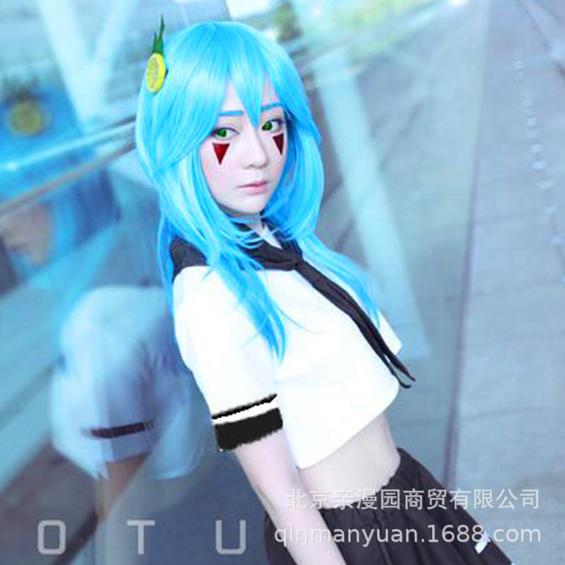 凹凸世界柠檬妹安莉洁 漫展万圣节年会派对cosplay服装假发全套