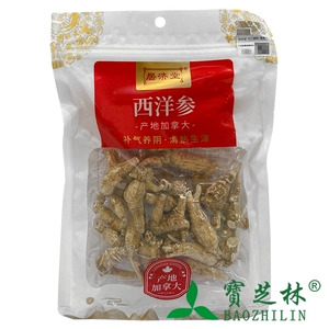 Jiji Hall Western Ginseng 100 г/сумка Спецификация: 3G Original Origin Canada