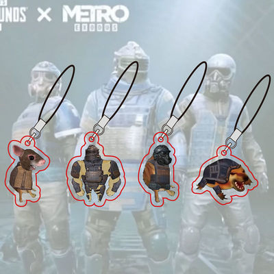 地铁求生cheems链游戏暗区突围周边3cm小挂件亚克力礼物