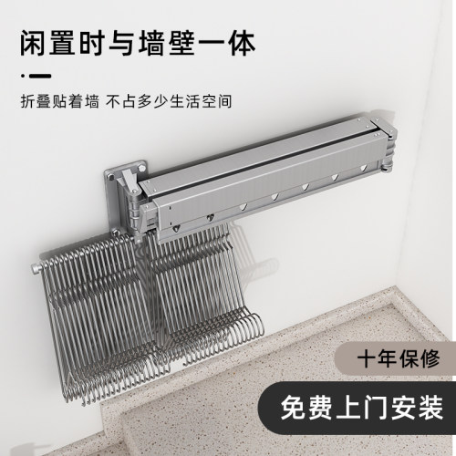 可折叠伸缩铝合金阳台晒被子神器