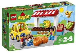2018款老款乐高LEGO 10867 得宝系列 乐趣果蔬市场 Duplo 积木