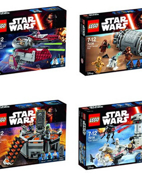 2016款 儿童益智乐高LEGO 75135 75136 75137 75138 星球大战兵包