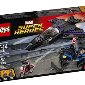 2016款 儿童益智乐高LEGO 76047 超级英雄 黑豹追击战