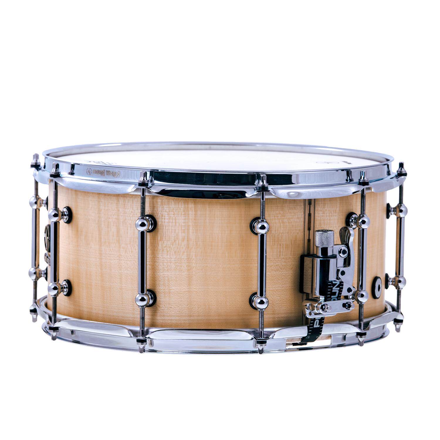 soundworld声音世界蒸汽热弯军鼓14*6.5寸雨系列FMP-1定制架子鼓