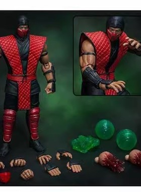 全新现货 Storm Toys 1/12 真人快打 ERMAC 红色忍者 SDCC 2018