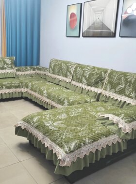 沙发垫套装全套u型沙发垫全套贵妃左右贵妃11件套沙发沙发垫新款