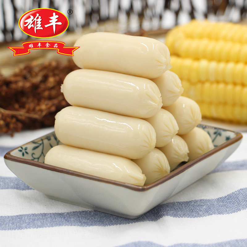 雄丰墨鱼肠 墨鱼香肠2500g酒店家庭便利火锅食品关东煮食材