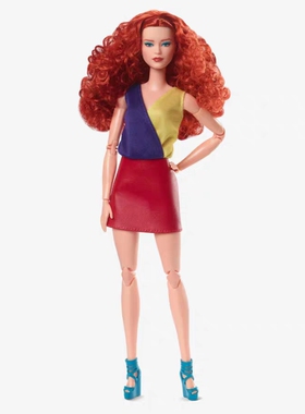 Barbie looks doll美国正版芭比娃娃珍藏版限量版瑜伽关节体时尚