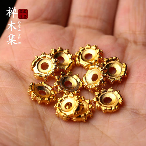 金色狮爪卡环凹槽隔片垫片配饰