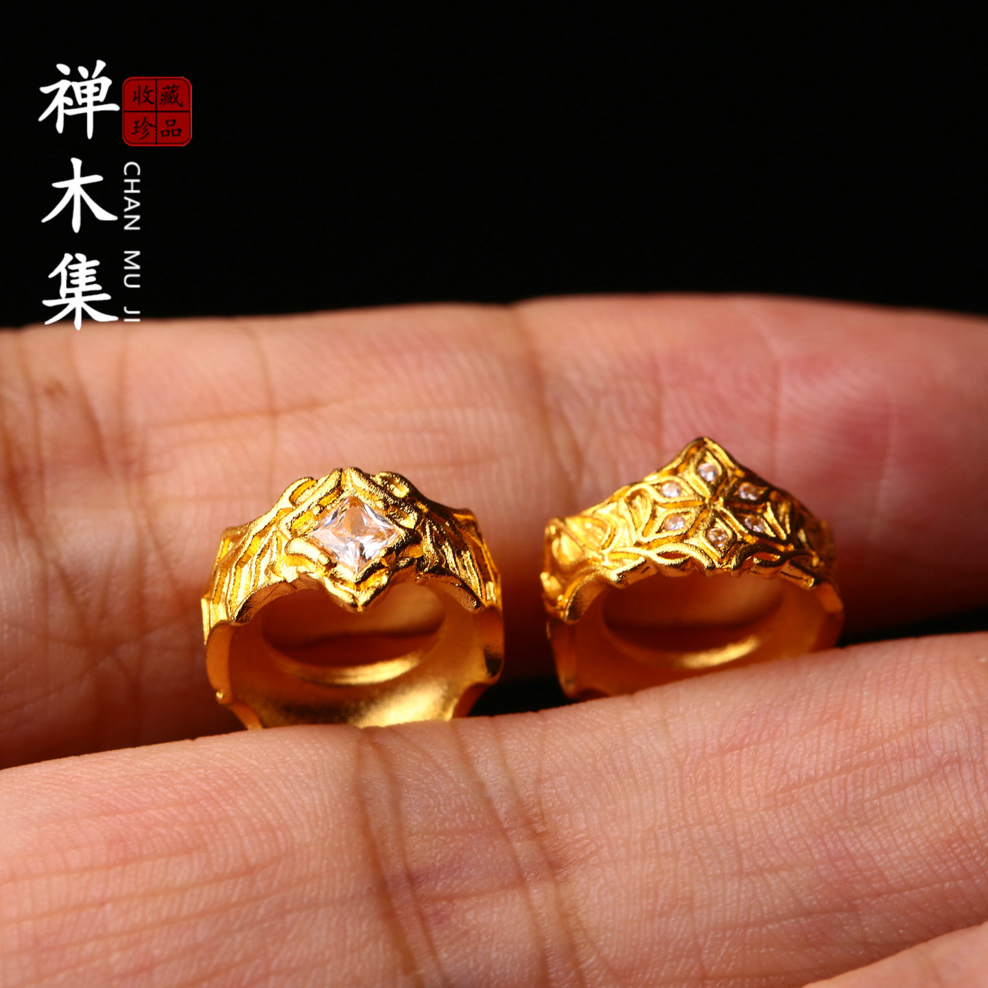 金色六丁卡环垫片隔片手串配饰