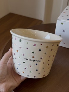 四时有梨 星星系列套装餐具高颜值早餐盘子陶瓷碗咖啡杯碗碟盘