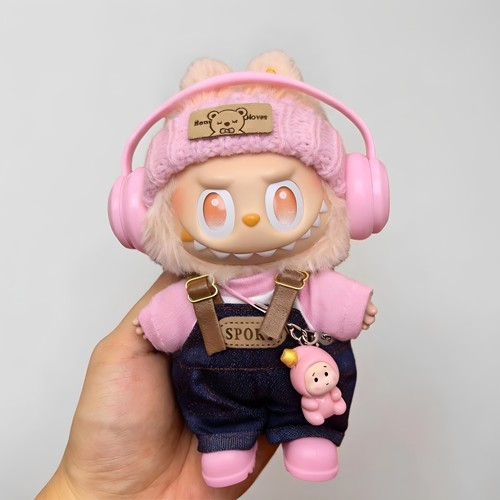 LABUBU娃衣17cm搪胶公仔通用衣服