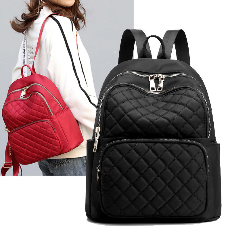 牛津布新款潮百搭大容量双肩包