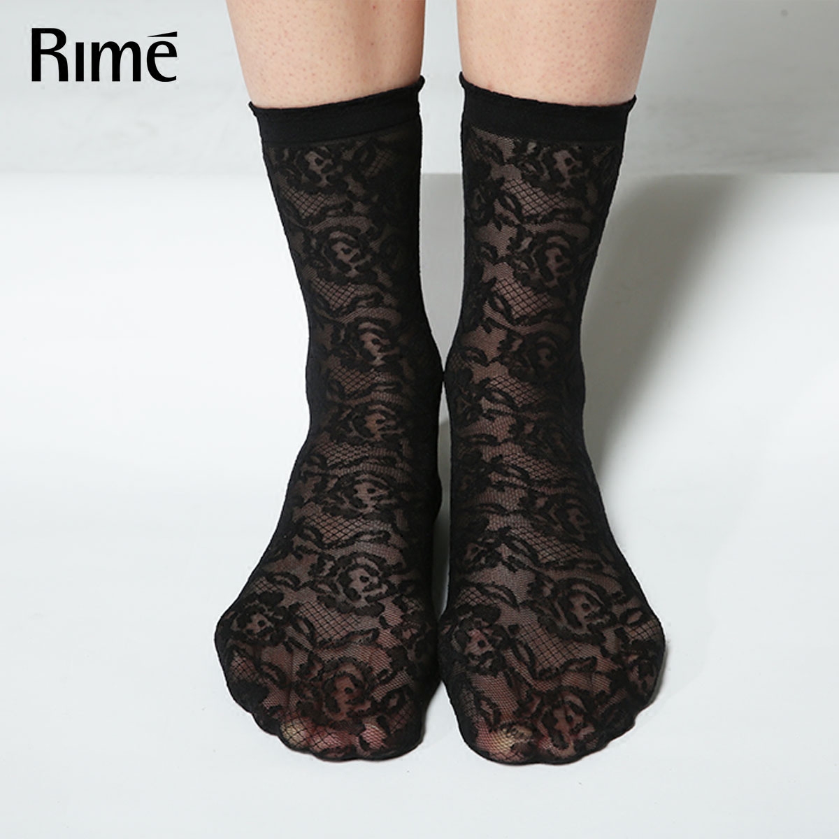 【2双装】短丝袜RIME透气性感