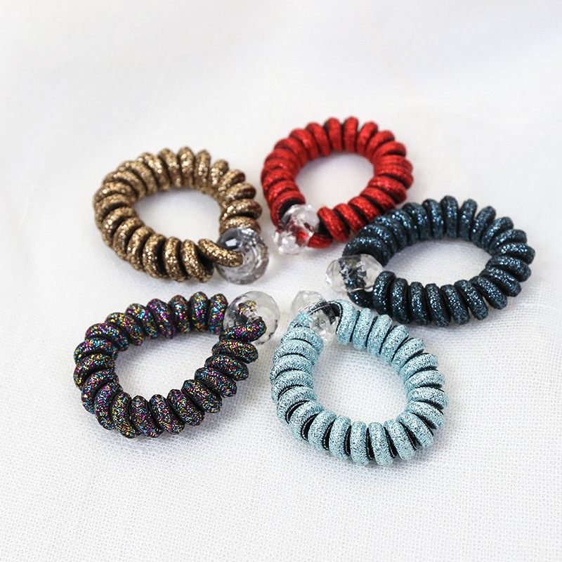 knk基础发圈 亮丝电话线不变形发绳高弹力马尾扎头绳无痕时尚皮套,饰品/流行首饰/时尚饰品新,发饰,淘宝优惠券,粉丝福利购,淘宝优惠卷