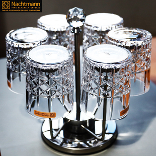 德国进口水晶玻璃古典威士忌酒杯洋酒杯鸡尾啤酒果汁水杯子套装