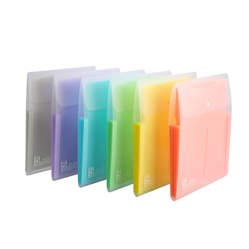 金得利手提风琴包竖款清新果冻色