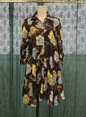 国内线下古源专柜代购梦回彼岸连衣裙不含丝巾 非质量问题no退换