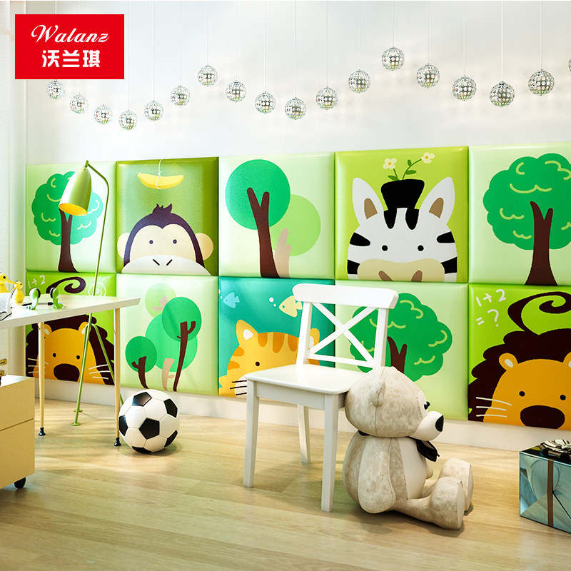 儿童宝宝榻榻米卧室客厅沙发防撞墙贴背景墙装饰床头板软包墙围,家居饰品,软装墙贴,淘宝优惠券,粉丝福利购,淘宝优惠卷