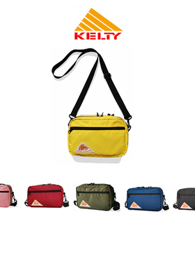 美国日系Kelty男女青年纯色小号拉链防泼水尼龙户外休闲斜挎方包