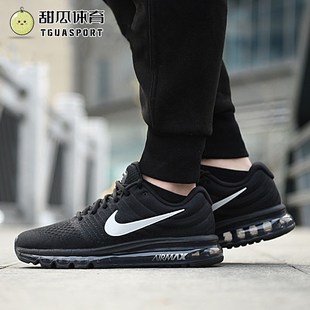 Nike耐克男子夏季Air Max 2017全掌气垫减震运动跑步鞋849559-001