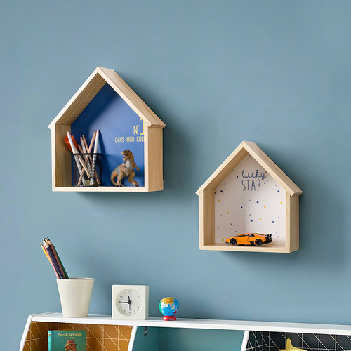 房屋置物架，让儿童房更有趣。