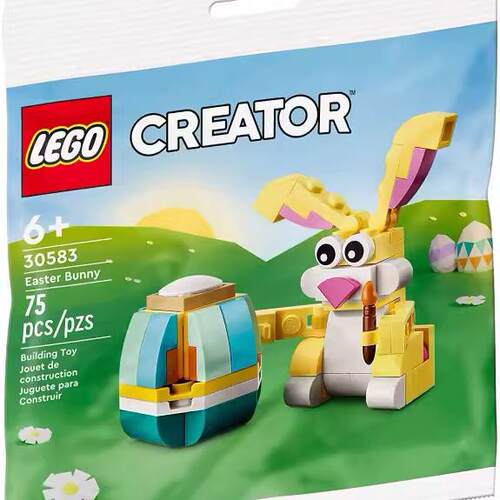 LEGO 30583 乐高积木玩具 创意系列 拼砌包 复活节兔子与彩蛋