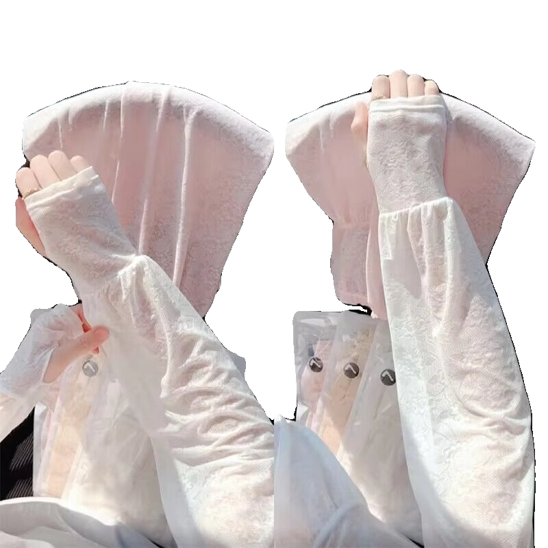 蕾丝防晒冰袖女夏季薄款