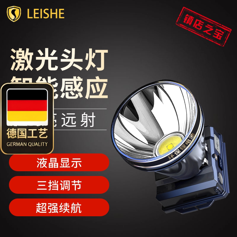 头灯手电强光户外超亮夜