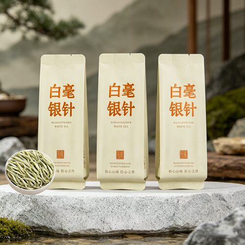 白毫银针单芽茶叶毫香蜜韵十足