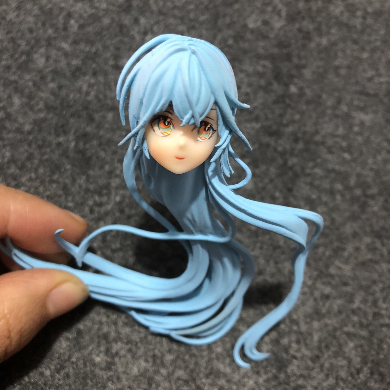 9元1个手办国版手办散货汐音希雅头配件美少女小头雕魔改材料