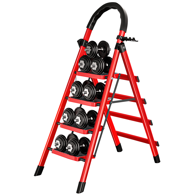 梯子家用室内多功能人字梯加厚加粗合金伸缩家庭爬楼梯便携式折叠