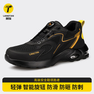 giày k2 Giày bảo hộ lao động nam cao cấp, giày công sở nam nhung, chống va đập, chống đâm thủng, mũi thép, bảo hộ nhẹ mùa đông già bản thép giày bảo hộ jogger bestrun s3 ủng bảo hộ lao dong