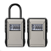 大号加大加厚金属密码 钥匙盒猫眼盒子工地防盗门工程挂墙临入户锁