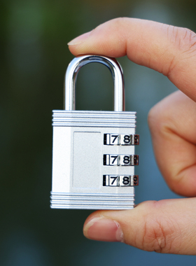 全金属密码锁挂锁柜子锁箱包锁衣橱防水小锁子小号学生宿舍密码锁