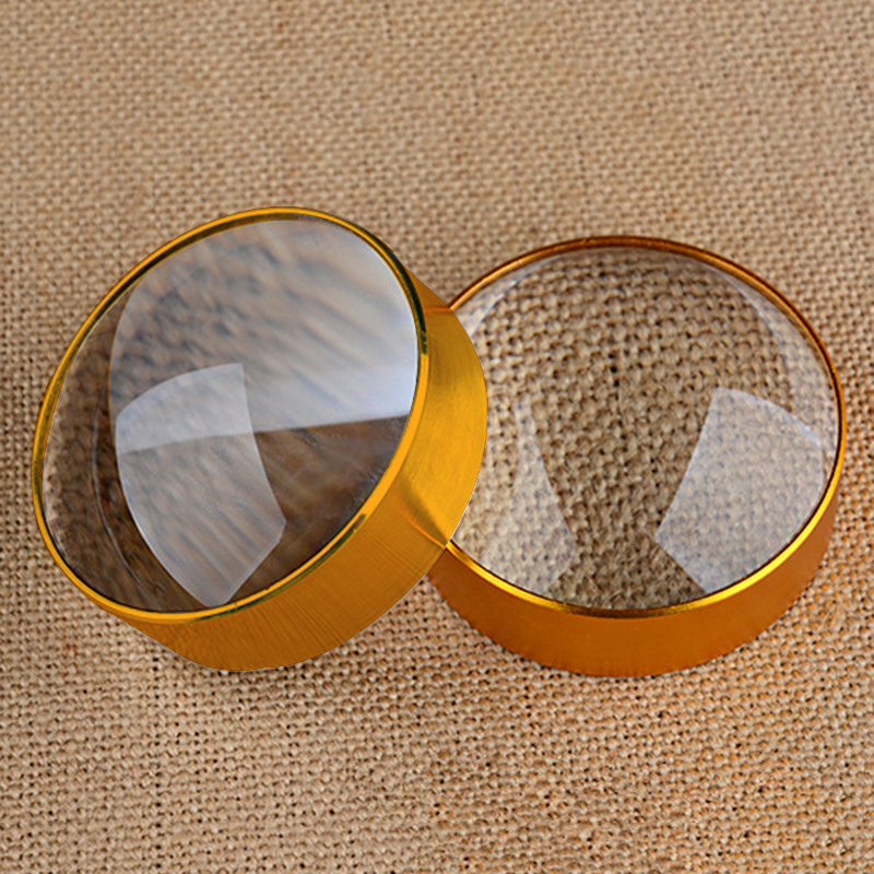 高清球面文镇馒头报纸图书放大镜